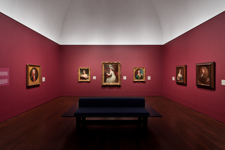 Installation View of European Art galleries | Blanton Museum of Art | Gallery Systems