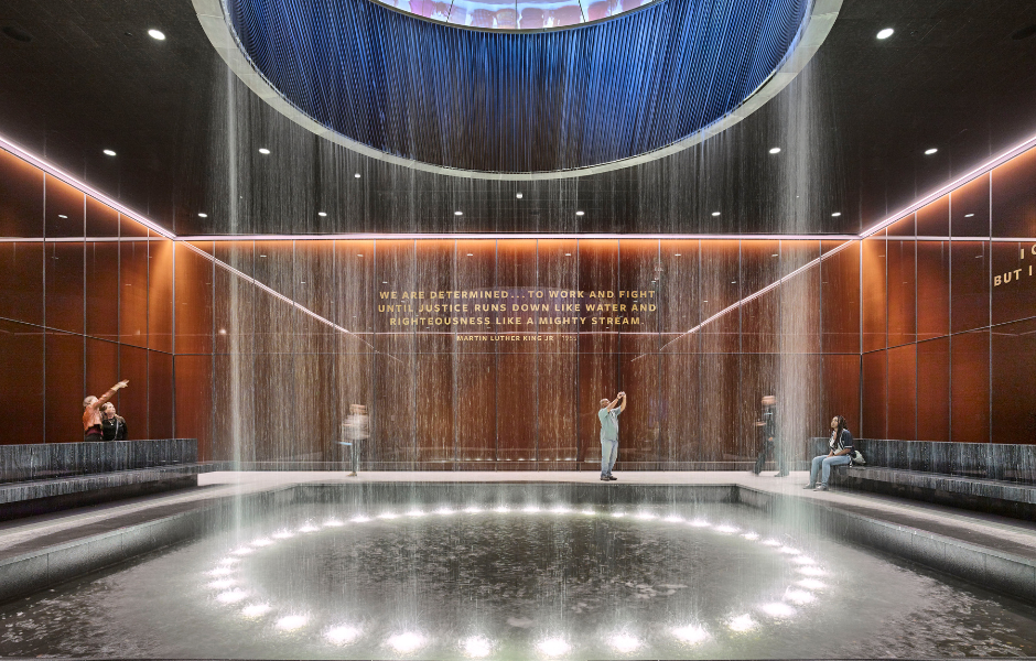 NMAAHC Contemplative Court. Photo credit: Alan Karchmer/NMAAHC. Courtesy of the NMAAHC.