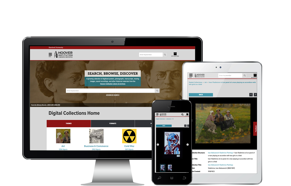 Discover how the Hoover Institution Library and Archives' collections are published online with eMuseum.